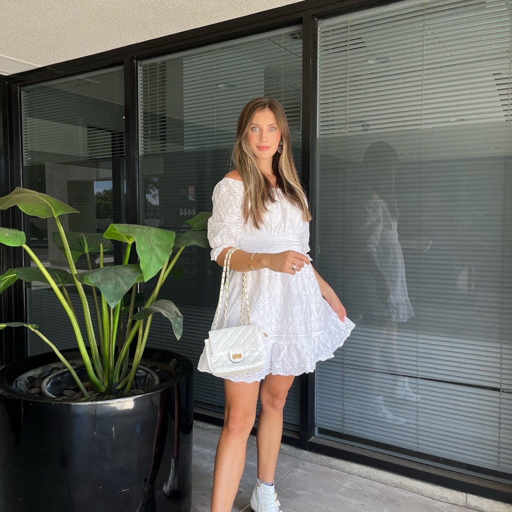 White lace dress | SMALL